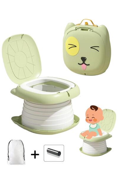Saule Cat Potty Katlanabilir Çocuk Tuvaleti, Çok Fonksiyonlu Taşınabilir Alış...