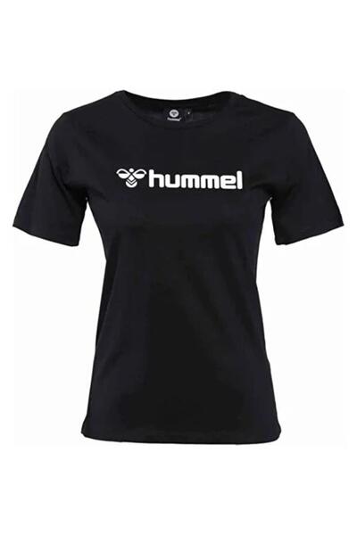 hummel Nesle Women's Black and White 2-Piece T-Shirt Pack Relaxed Fit Casual