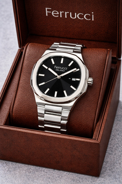 Ferrucci Ferucci̇ Men's Wristwatch New Season Stainless Steel Waterproof with...