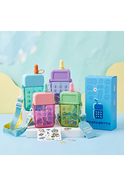 TTT Colorful Children's Water Bottle with Telephone Design