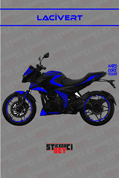 STİCKERCI BEY BAJAJ PULSAR N250 FULL BODY MOTOR ARMA STİCKER KAPLAMA SETİ (FO...