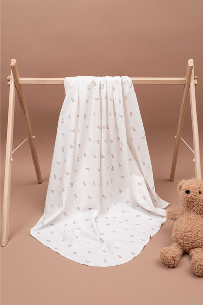 Vauva Baby Kids Blanket 85X95 cm 100% Cotton Printed