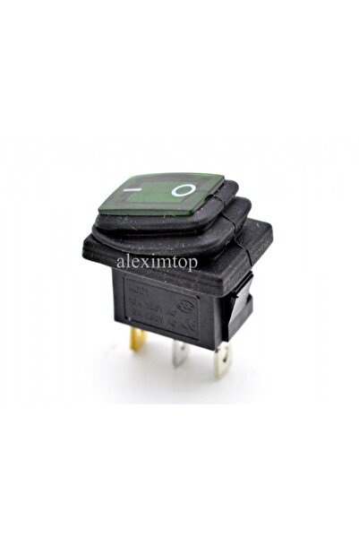 Stef's Cat intrerupator IRS Mic verde cu cauciuc 125/250V - 6/10A,