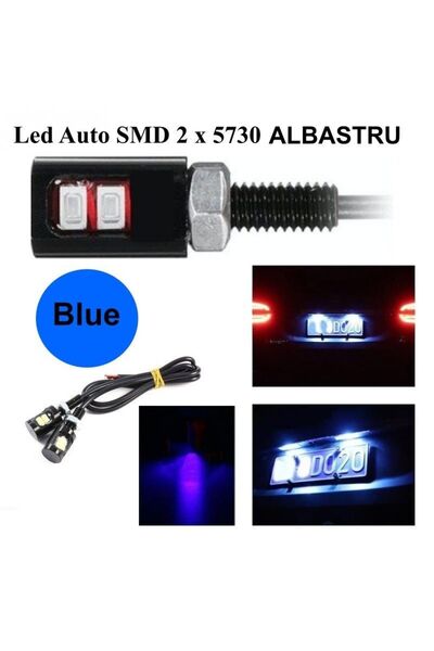 Stef's Cat LED Auto 12mm / 12V / ALBASTRU, 2 buc/set, Stef's Cat