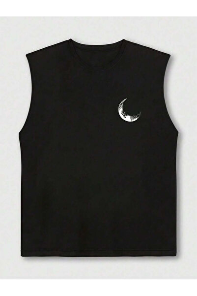 bellanova Printed Sleeveless Tshirt Men's Zero Sleeve Clothing Sportswear Ove...