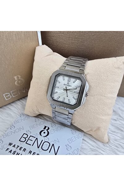 ceneric Binon Watch Patek Philippe Shape Stainless Steel White Color with Acc...