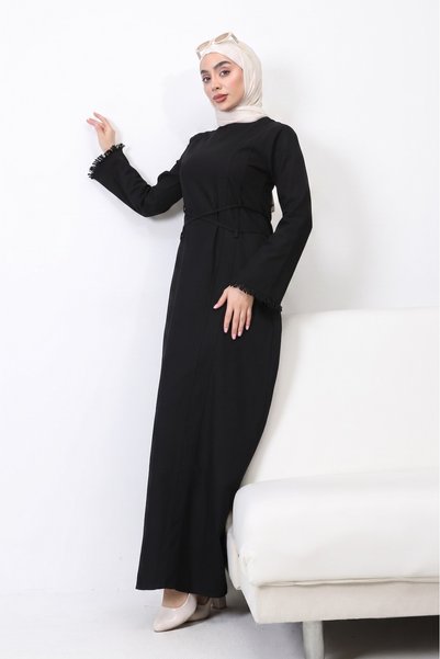 Pure Class Women's Denim Elegant Tie Dress