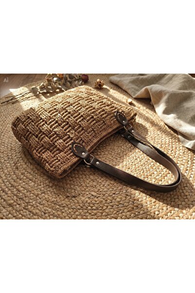 Meya design Women's Zippered Shoulder Bag - with Internal Compartment and Lar...