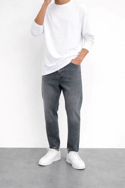 OHM OHEPMODA Ανδρικό τζιν παντελόνι Boyfriend Mold