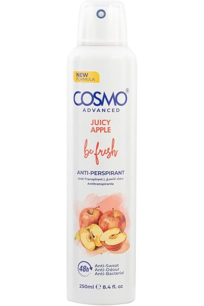 CD Cosmo Designs مزيل عرق كوزمو بيفريش للجسم مضاد للتعرق برائحة التفاح 250 مل...