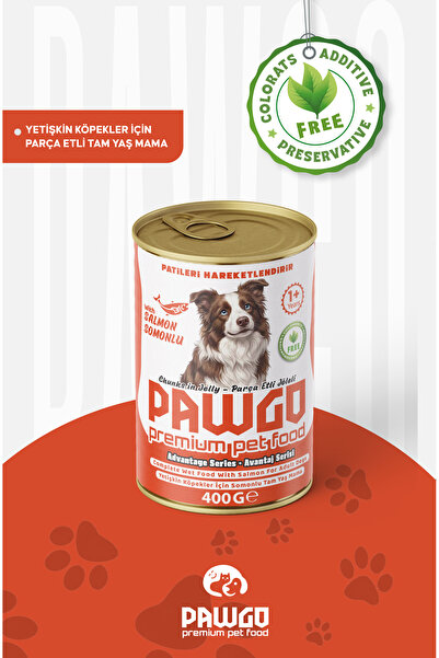 Avantaj Serisi | Somonlu | Yetişkin | Parça Etli | Köpek Yaş Mama | 400g