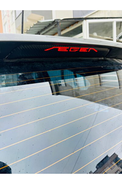 İŞCAN MOTOR Egea Cross Karbon Arka Stop Sticker Egea Yazılı Sticker