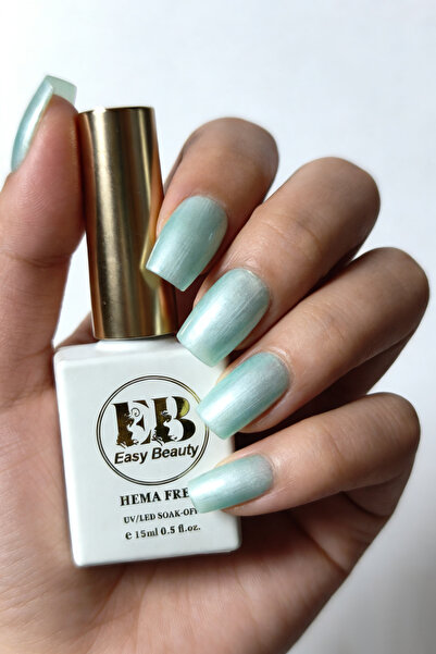 Easy Beauty 15ml Aura Deniz Kabuğu Kalıcı Oje - Protez Tırnak Ojesi - GLITTER...