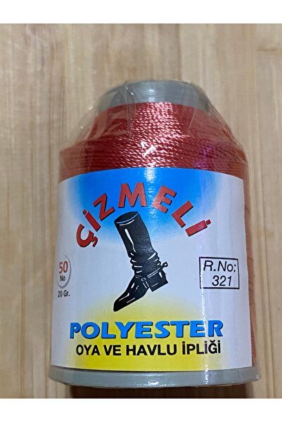 çizmeli Polyester Lace Thread, Embroidery Thread 20 Ge 321
