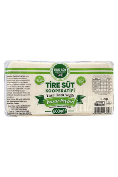 Montreal Tire Süt Kooperatifi Tam Yağlı Taze Kaşar Peyniri 600 Gr