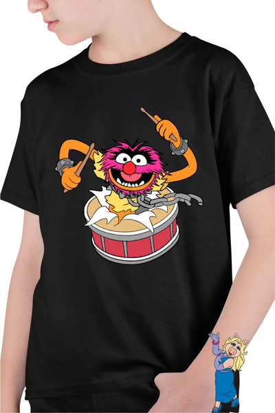 OEM Tricou Copii Baieti The Muppets Animal Drummer