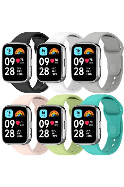 Dotail Σετ 6 λουριών για Smartwatch, συμβατό με Xiaomi Redmi Watch 3 Active M...