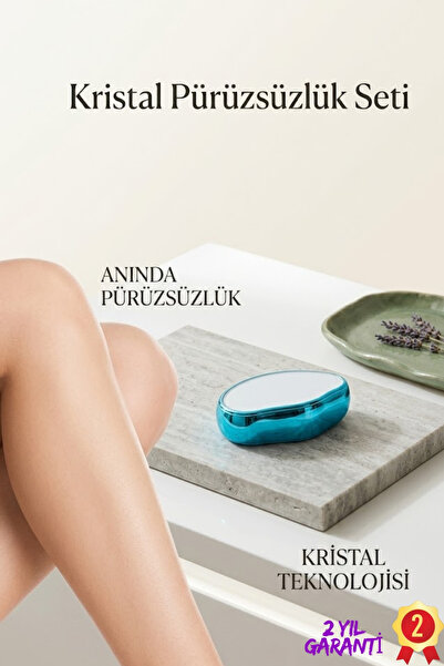 SAYARMARKT Kristal Epilasyon Tüy Alma Aparatı Yüz Kol Bacak Uyumlu
