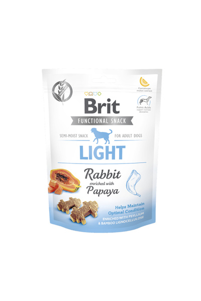 Brit Light rabbit papaya tahılsız tavşanlı ve papayalı Köpek Ödülü 150 Gr