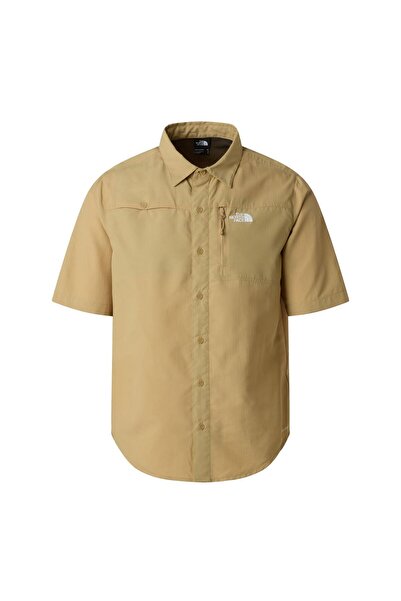 THE NORTH FACE M SEQUOIA SHORT SLEEVE SHIRT Erkek Tişört NF0A8FU6LK51 Haki-XL