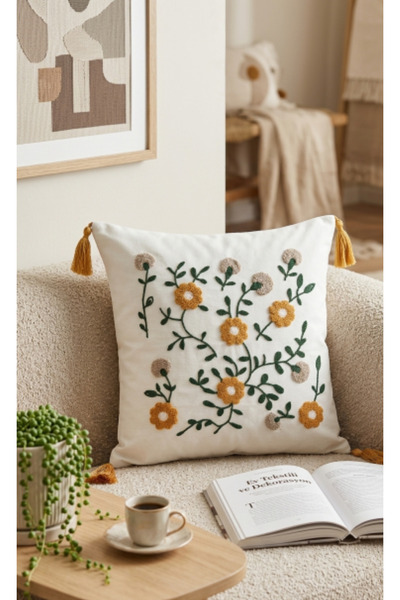 Comfort Punch Patterned Pillow Case Square Decorative Bohemian Embroidered Sofa Pillowcase Punch