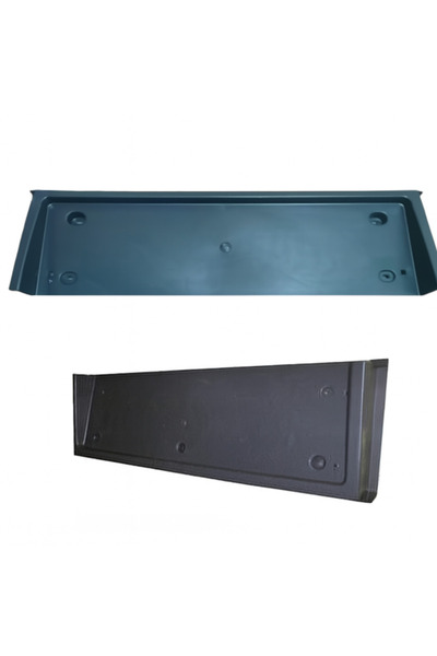 silky glows Tofaş Compatible Front Bumper Plate Base - Black