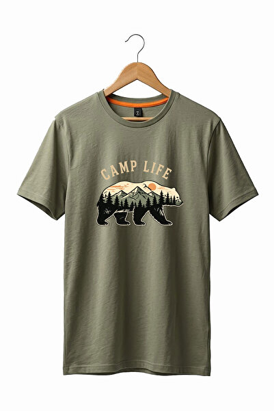 onsrawear Unisex Camp Life Premium Basic T-Shirt for Nature Enthusiasts with ...