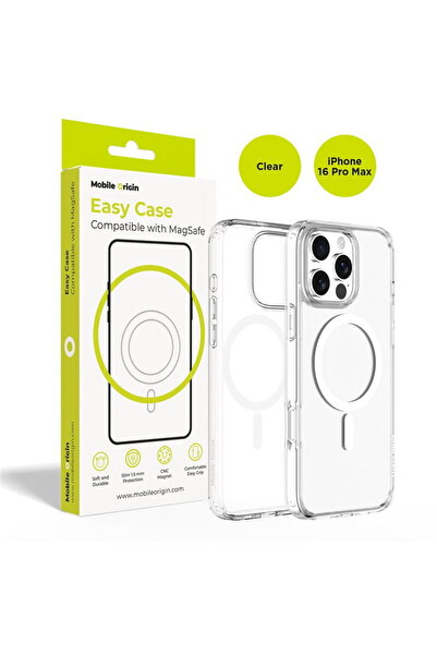 Mobile Origin Husa Hybrid MagSafe Θήκη, διαφανής - iPhone 16 Pro Max