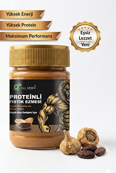 Allgreen Proteinli Fıstık Ezmesi (Kakao) | Fıstık Proteini, Maca Kökü Tozu, K...