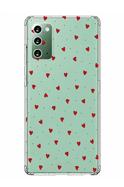 3GEN CASE Samsung Galaxy Note 20 Uyumlu Lüx Desenli Şeffaf Silikon Kılıf