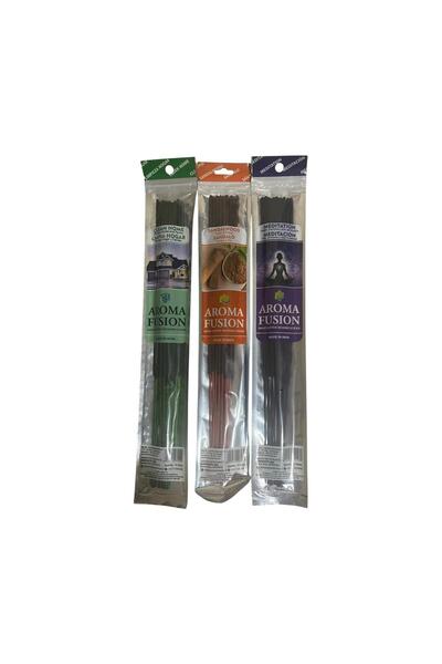 Morey Aroma Fusion 45 Adet Organik Çubuk Tütsü 3 Paket (30 CM - 1 SAAT YANMA ...