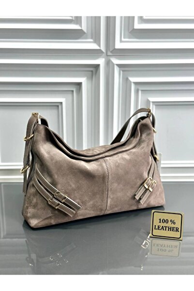 My Easy Shop Mesbag women's bag genuine suede leather