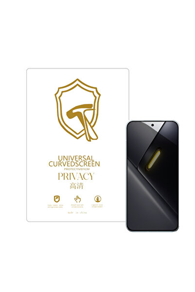 Microcase Xiaomi Poco X8 Pro Max 5G ile Uyumlu Privacy Gizlilik Filtreli Haya...