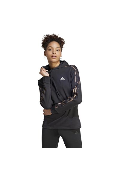 adidas Hanorac de damă cu imprimeu vibrant și 3 dungi, mărimea XS