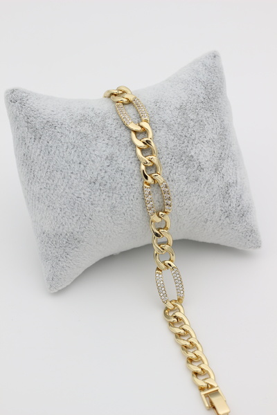 XUPING JEWELRY سوار من مجوهرات ستايل إنسي/كسوبينج مرصع بحجر الزركون الفاخر