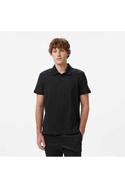 Calvin Klein Classic Monogram Erkek Siyah Polo