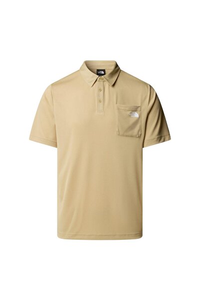 THE NORTH FACE M New Tanken Polo Men's T-Shirt Nf0A8Crulk51 Khaki-Xl