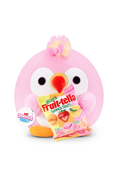 Snackles Aburcuburcu Tukan Kuşu & Fruit-tella Sürpriz Peluş Oyuncak 40 cm – Y...
