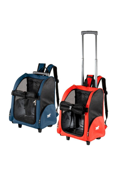Ferplast TROLLEY Tekerlekli Çekçekli Sırt Taşıma Çantası - MixColor