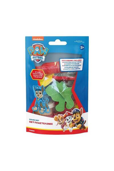John Hellas John Σετ Πλαστελίνες σε Σακουλάκι Paw Patrol 03982PM