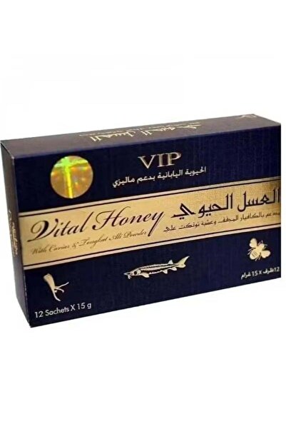 Vip عسل ماليزي عضوي، 12 كيسًا، 15 جرامًا