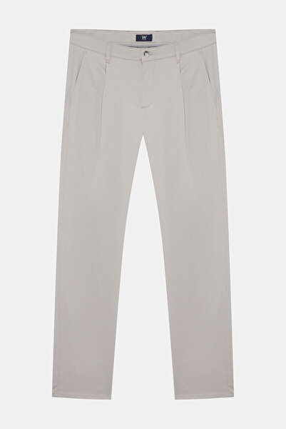 W Collection GRİ DAR PAÇA SPOR PANTOLON
