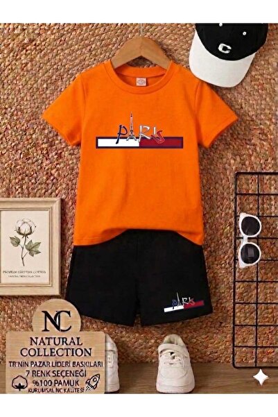 Nice Clothes Tricou și pantaloni scurți de vară pentru copii, unisex (imprime...