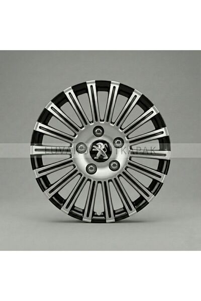 luvak PEUGEOT 301 Uyumlu JantKapağı - 15 İnç - 1 Takım (4 adet) - Çelik görün...