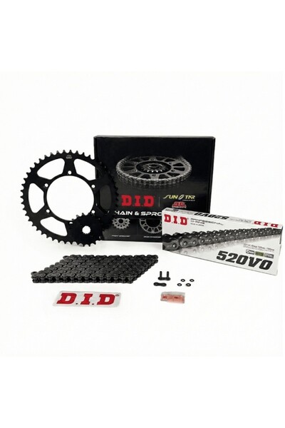 DID SET DID Çelik X-Ring Zincir Dişli Set - Bajaj Pulsar NS 200 (2013-2023)