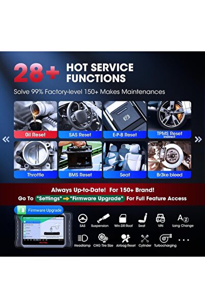 Autel أداة تشخيص ماكسي كوم MK808Sجهاز اجهزة فحص السيارات