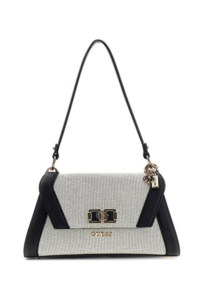 Guess Siyah - Bej Kadın Çapraz Çanta HWAG9719190