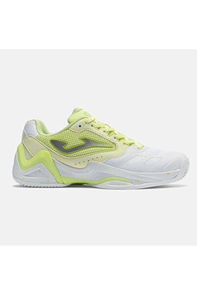 Joma TSELS2611AC SET LADY Sert Kort Kadın Tenis Ayakkabısı Beyaz/Lime