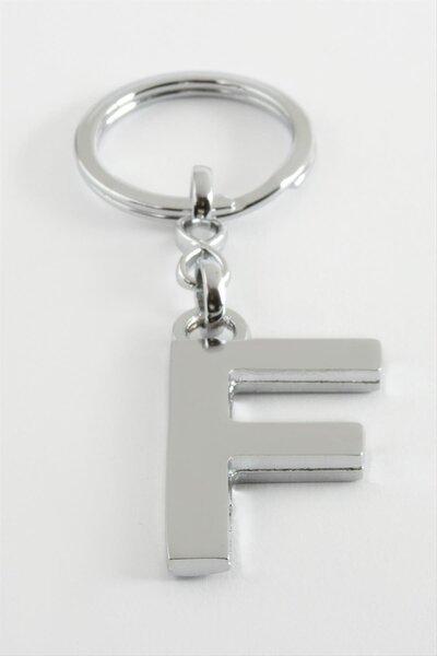 ZERO LAND Nhrhls Metal (123714) Letter Keychain-F