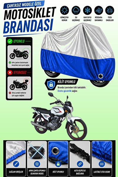 Cemku Twin Top Gray - Bottom Blue Kuba Xcg 100/150 Compatible Engine Tarpauli...